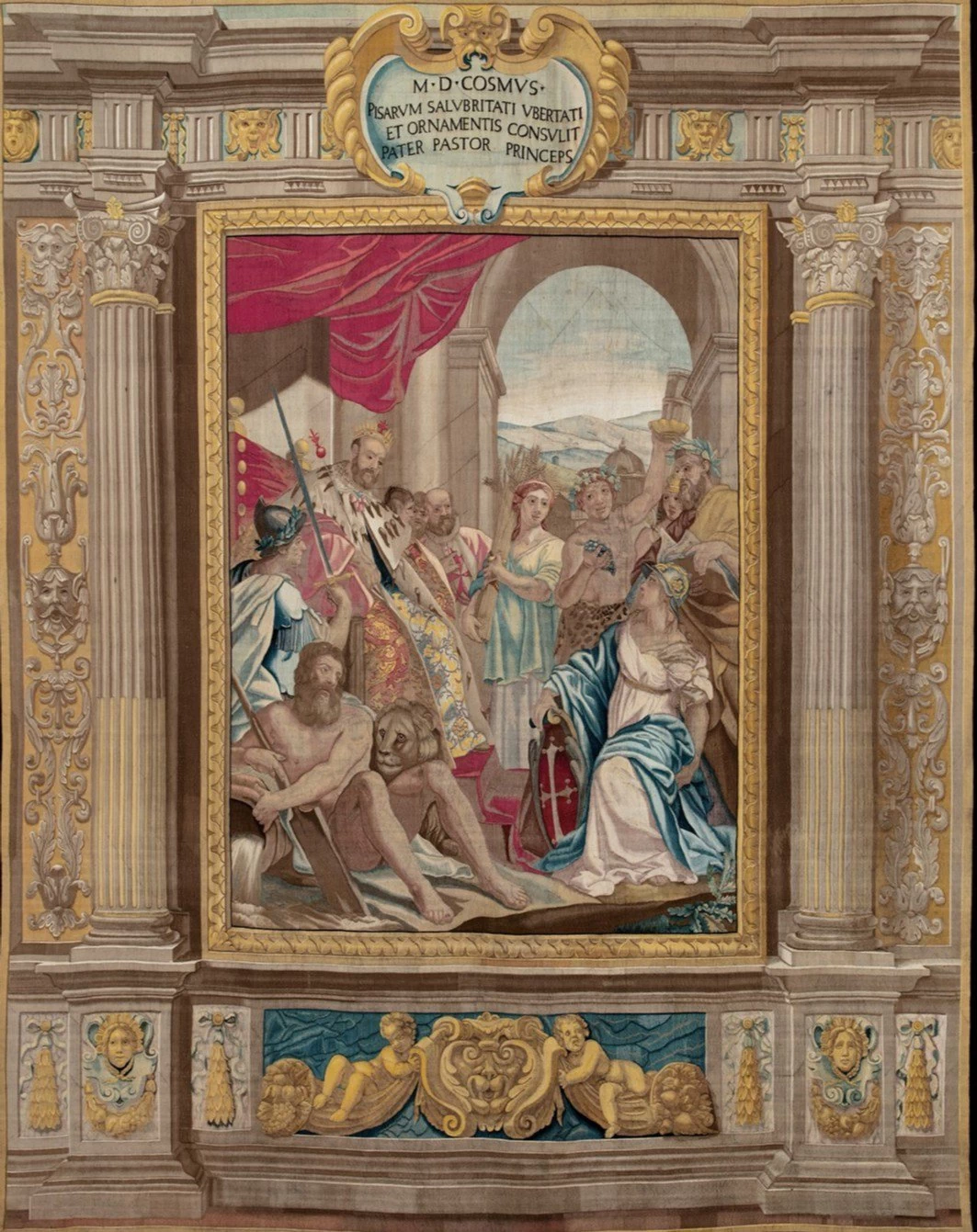 Cosimo I bonifica la campagna di Pisa, 1663